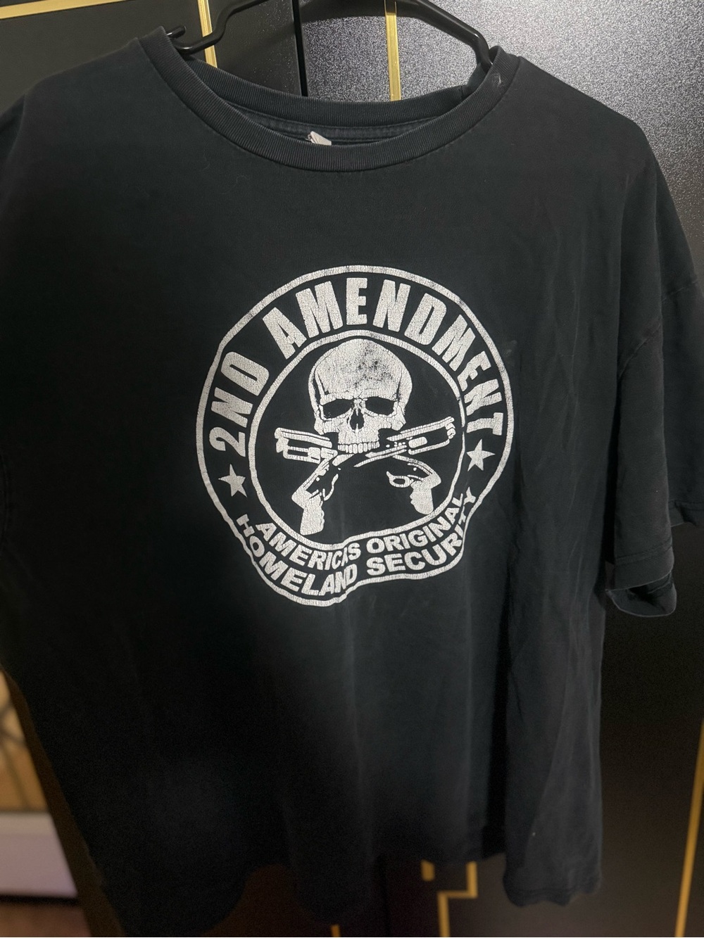 Black 2nd Amendment Graphic Tee - Men's Short Sleeve Shirt